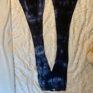 Tie-dye flare legging